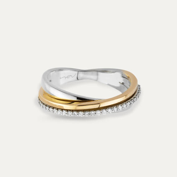 0.13 CT Diamond Spiral Ring - 3