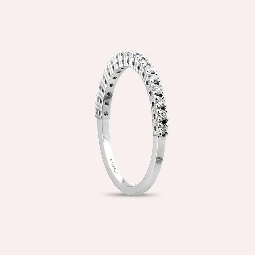 0.27 CT Diamond Half Eternity Ring
