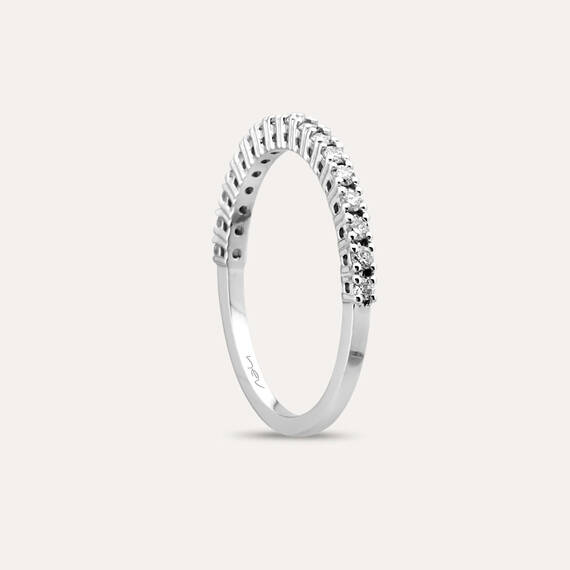 0.27 CT Diamond Half Eternity Ring - 3