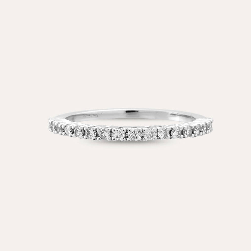 0.27 CT Diamond Half Eternity Ring