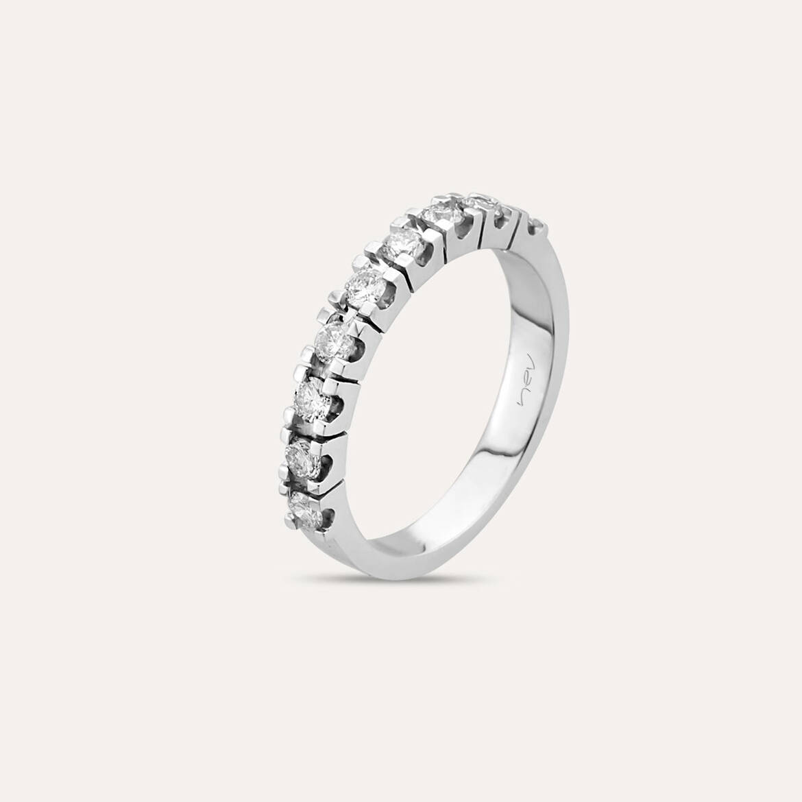 0.33 CT Diamond Half Eternity Ring