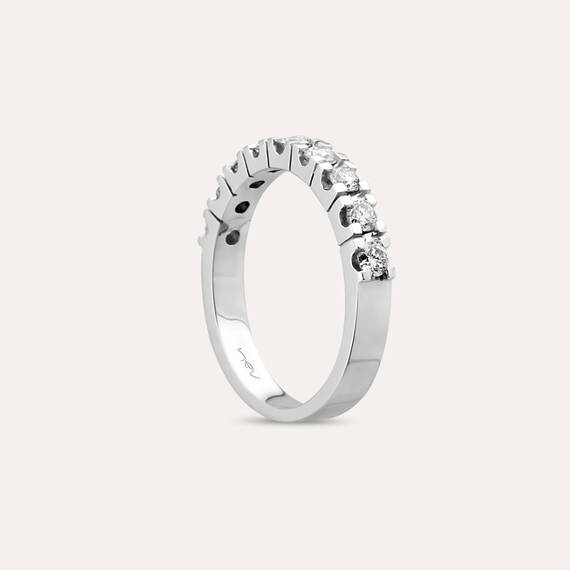 0.33 CT Diamond Half Eternity Ring - 3