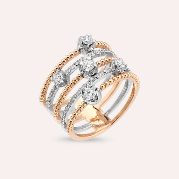 0.56 CT Diamond Ring - 4