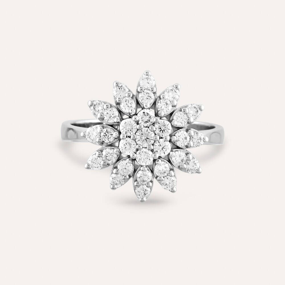 Fleur 0.75 CT Diamond Ring