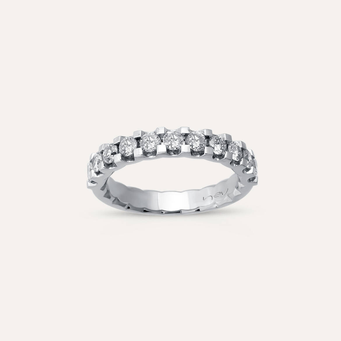 0.80 CT Diamond Half Eternity Ring