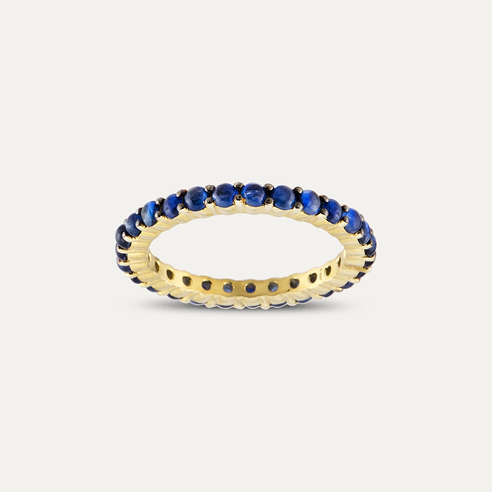 1.47 CT Sapphire Eternity Ring - 1