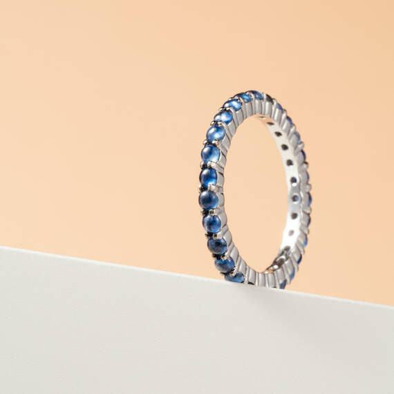 1.87 CT Sapphire Eternity Ring - 1