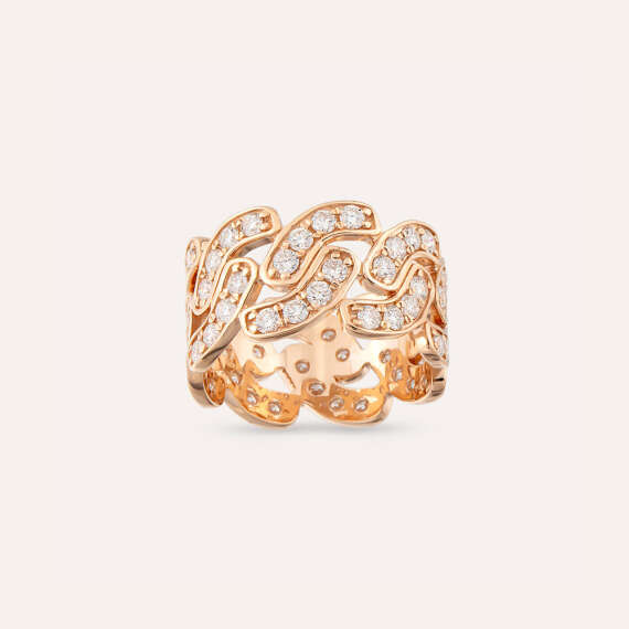 1.95 CT Diamond Rose Gold Ring - 1