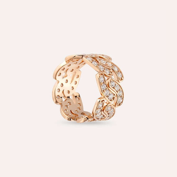 1.95 CT Diamond Rose Gold Ring - 5