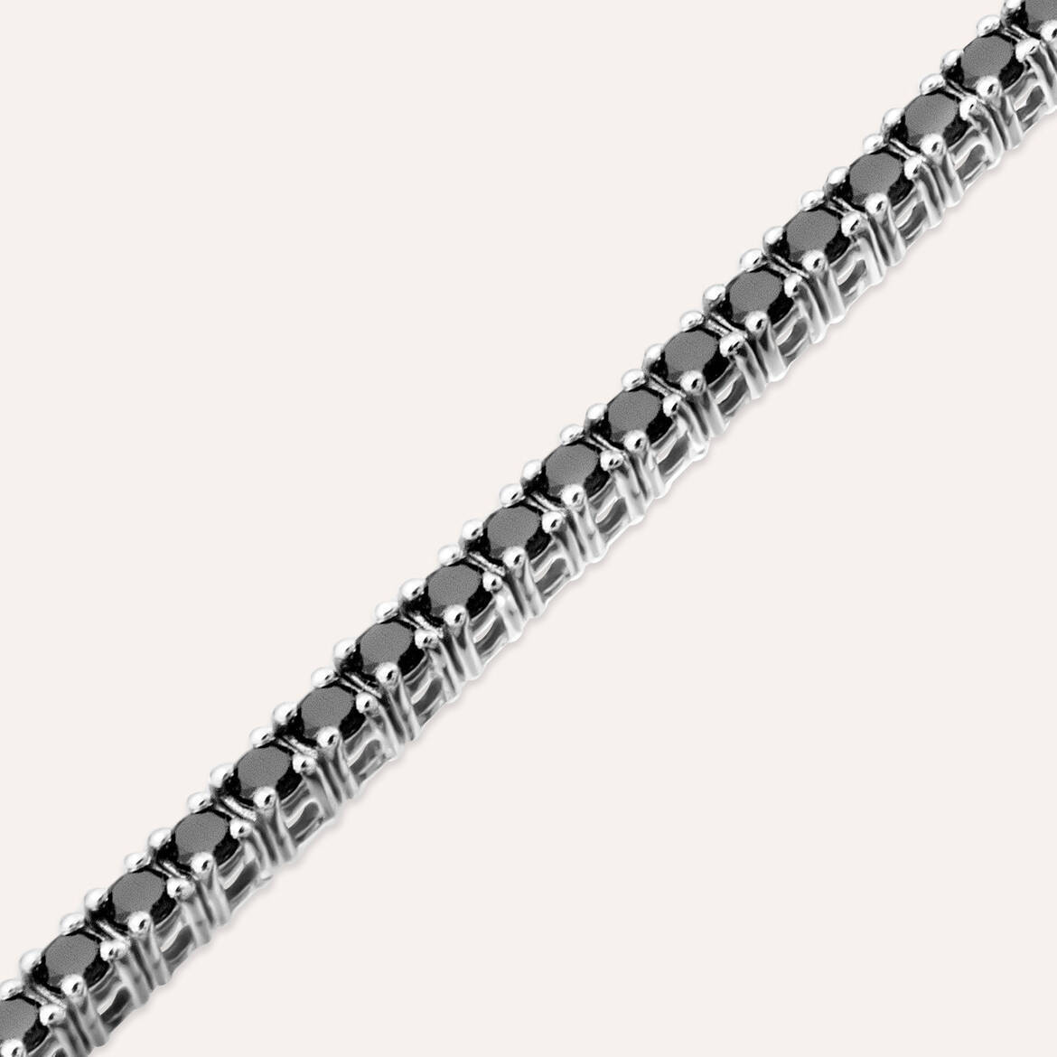 2.16 CT Black Diamond Tennis Bracelet