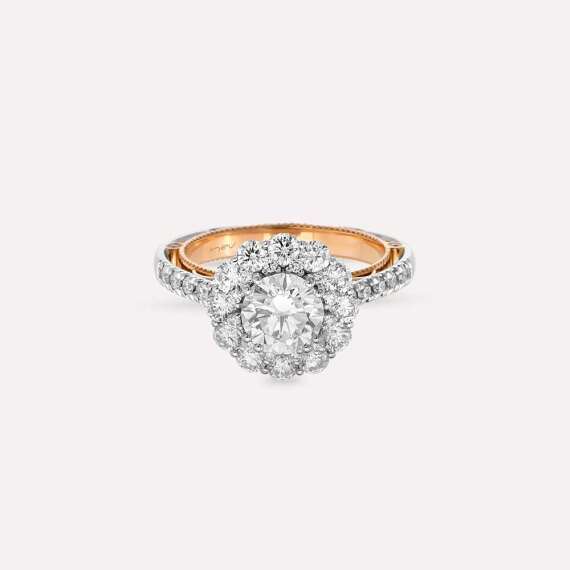 Mila 2.71 CT Diamond White Gold Ring - 5