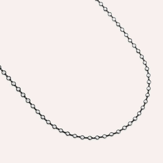 4.77 CT Rose Cut Diamond Necklace - 1