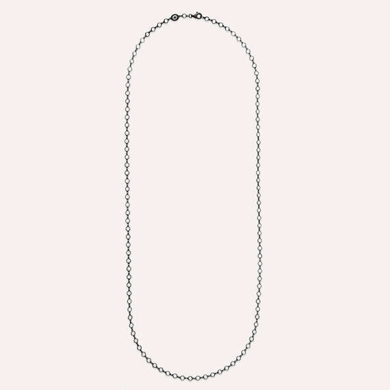 4.77 CT Rose Cut Diamond Necklace - 2