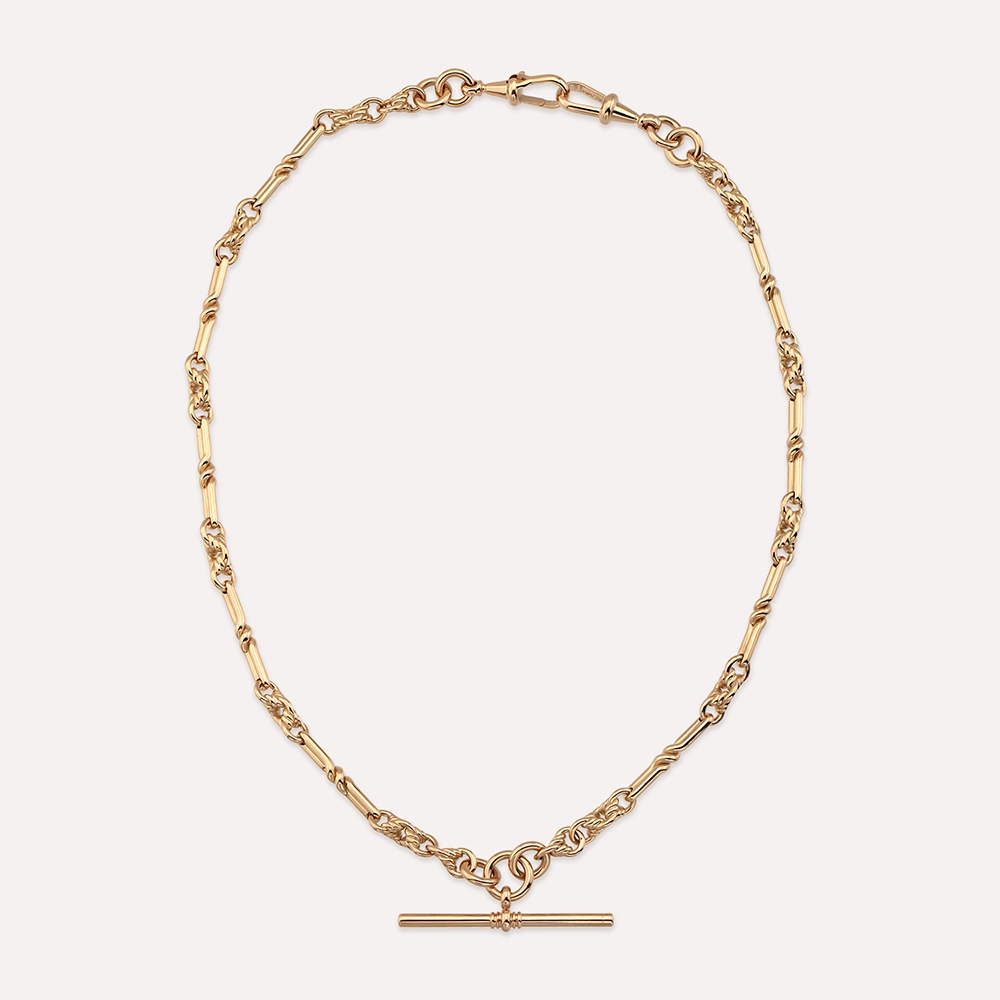 Abbie Rose Gold Necklace - 1