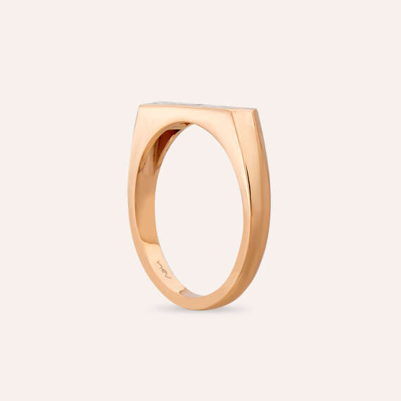 Alis 0.25 CT Baguette Diamond Rose Gold Ring - 8