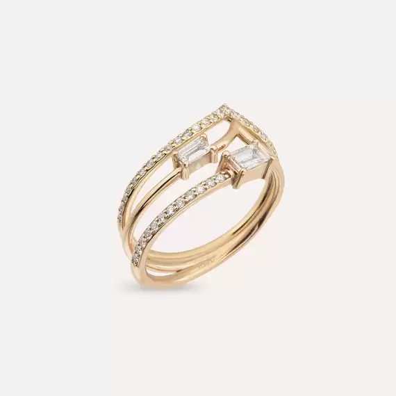 Auriga Diamond Rose Gold Ring - 4