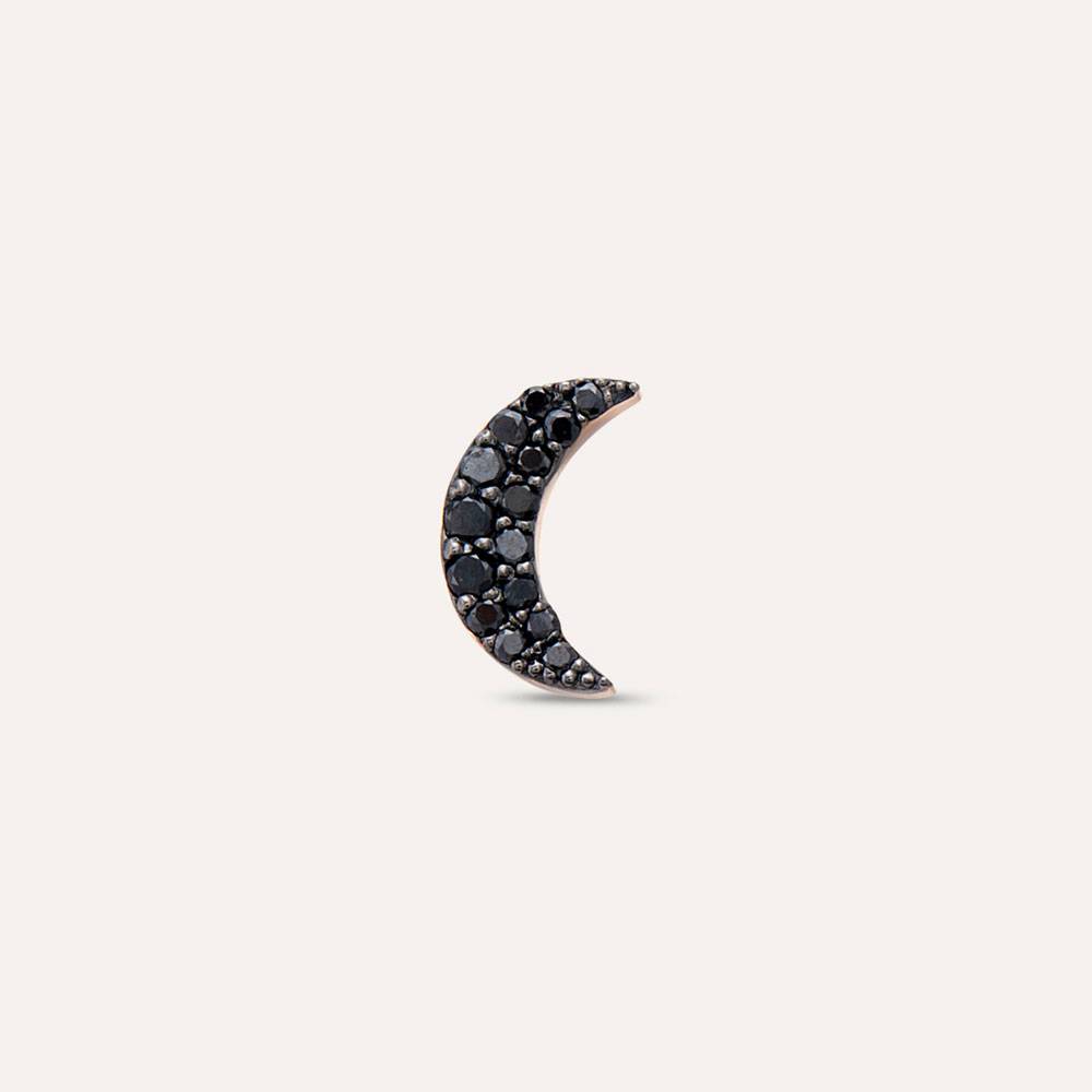 Black Moon 0.11 CT Black Diamond Single Earring