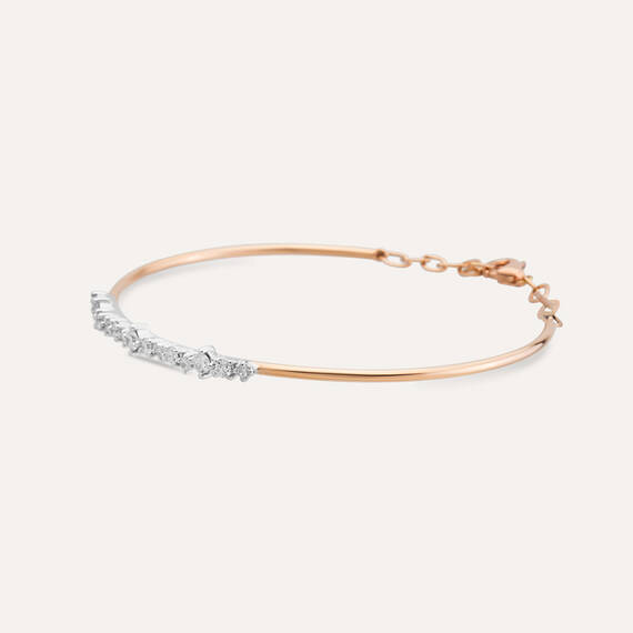 Bloom 0.42 CT Diamond Rose Gold Bracelet - 4