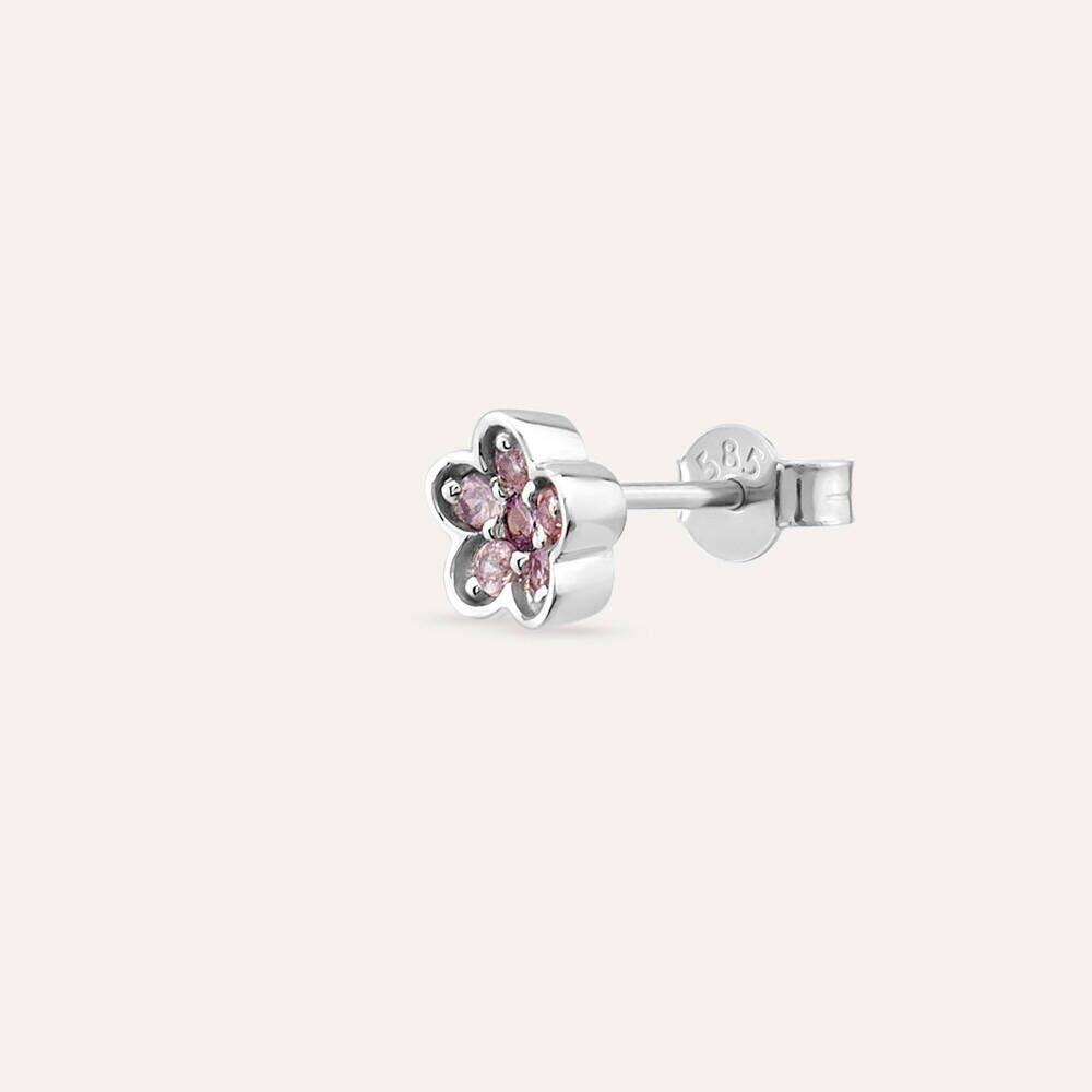 Bloss 0.15 CT Pink Sapphire Single Earring