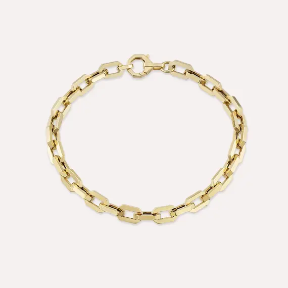 Boom Yellow Gold Bracelet - 1