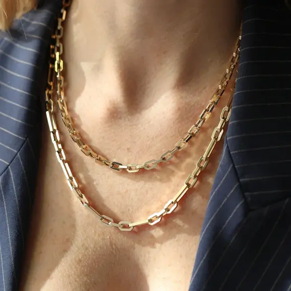 Boom Yellow Gold Necklace - 2