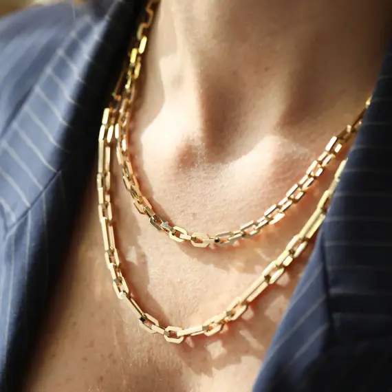 Boom Yellow Gold Necklace - 3