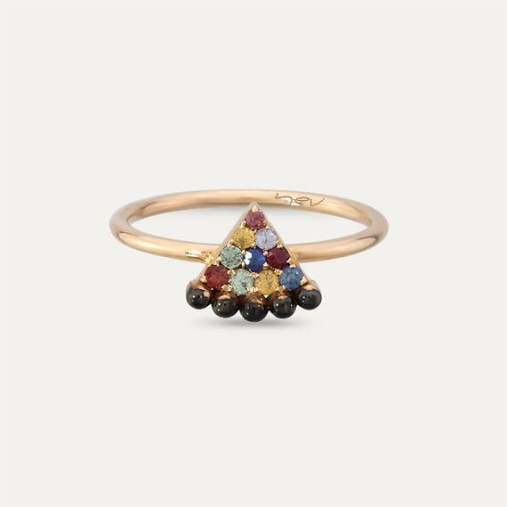 Cheesecake 0.20 CT Multicolor Sapphire Ring - 5