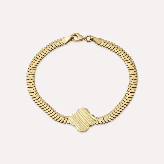 Clow Yellow Gold Bracelet - 1