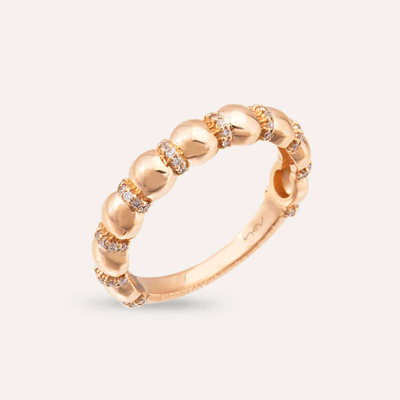 Core 0.19 CT Diamond Rose Gold Ring - 4