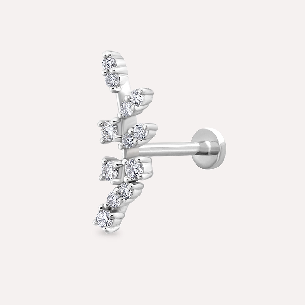 Defne Diamond White Gold Piercing - 1