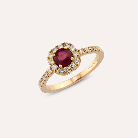 Diamond and Ruby Ring - 1