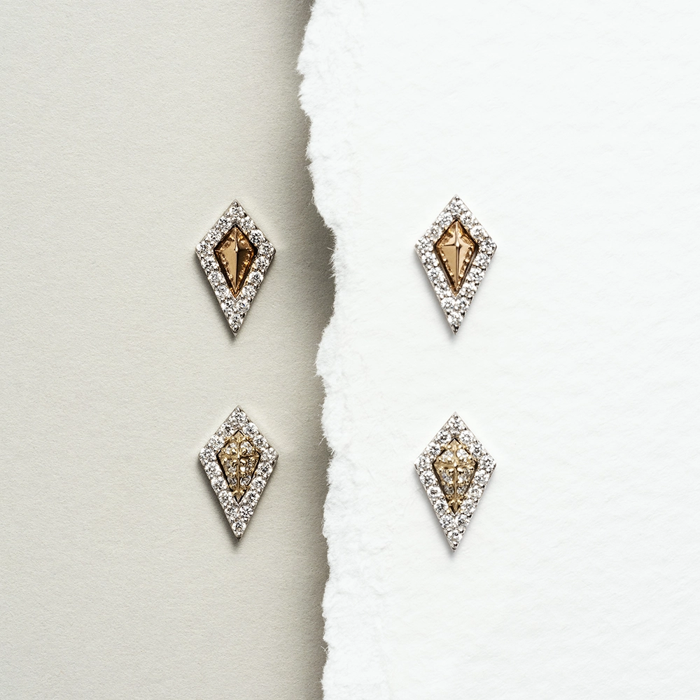 Diya 0.29 CT Diamond White Gold Earring - 3