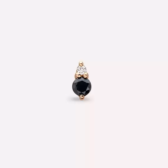 Dots Black Diamond Rose Gold Piercing - 6