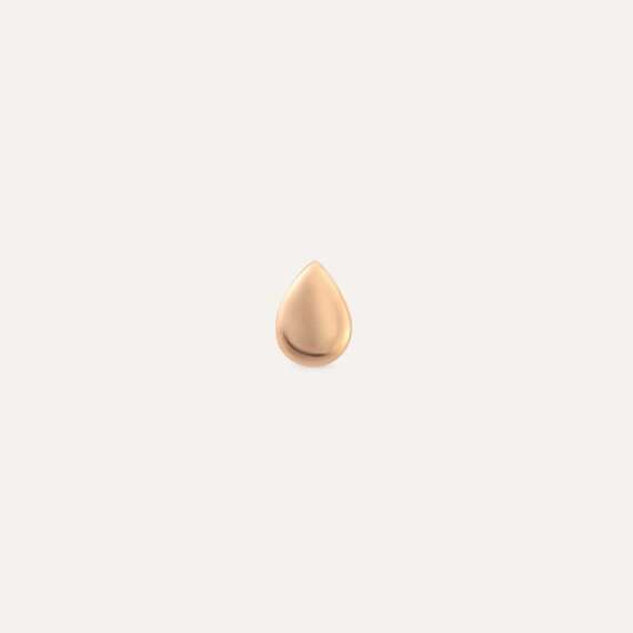 Drop Rose Gold Mini Single Earring - 3