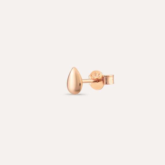 Drop Rose Gold Mini Single Earring - 1