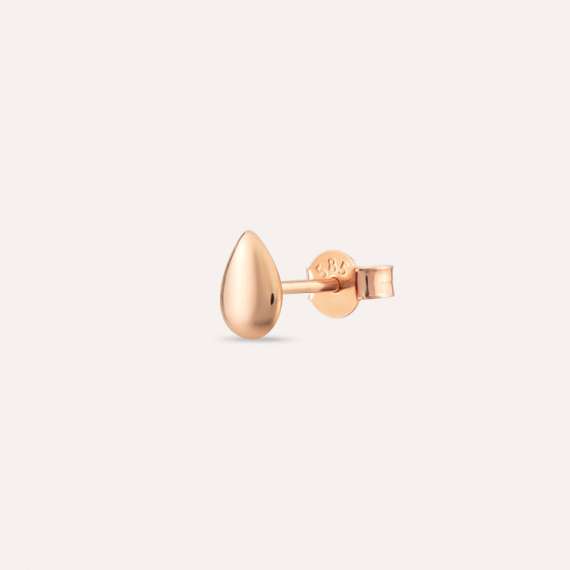 Drop Rose Gold Single Earring - 1