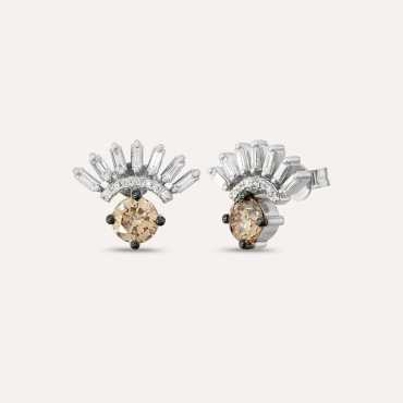 LADIES EARRINGS 0.25CT ROUND DIAMOND 10K YELLOW GOLD - Rogers & Brooke  Jewelers