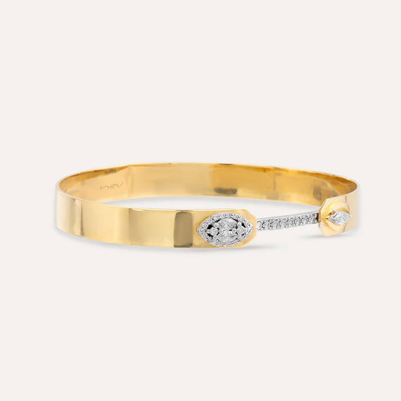 Fama 0.36 CT Marquise Cut Diamond Bracelet - 3