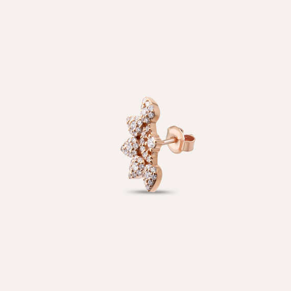 Flare 0.26 CT Diamond Mini Earring - 4