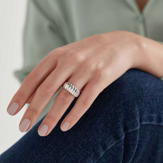 Gaia White Gold Ring - 2