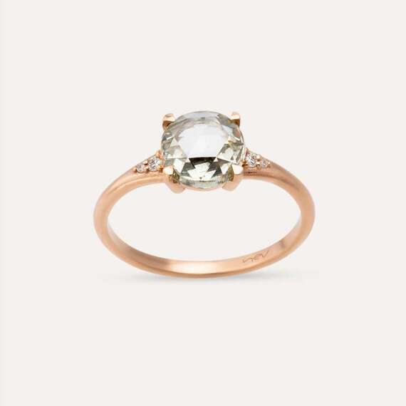 Grace 1.60 CT Rose Cut Diamond Ring - 1