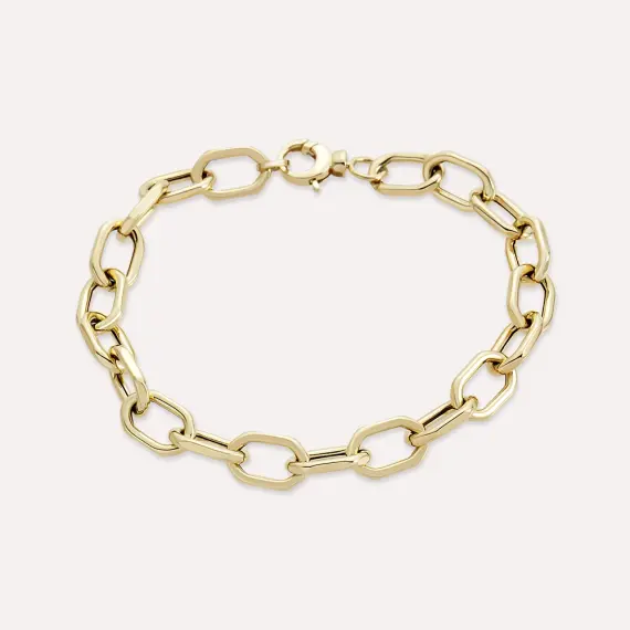 Gyve Yellow Gold Bracelet - 1