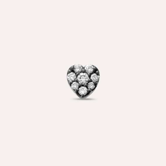 Hearts 0.06 CT Diamond Mini Single Earring - 1