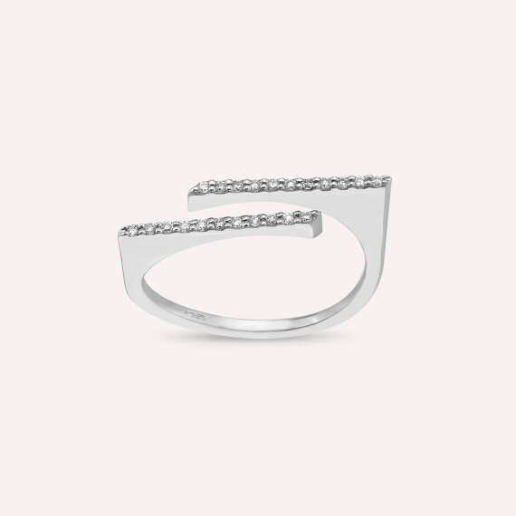 Keen 0.24 CT Diamond White Gold Ring - 1