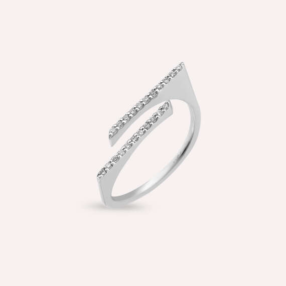 Keen 0.24 CT Diamond White Gold Ring - 3