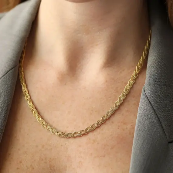Leora Yellow Gold Necklace - 2