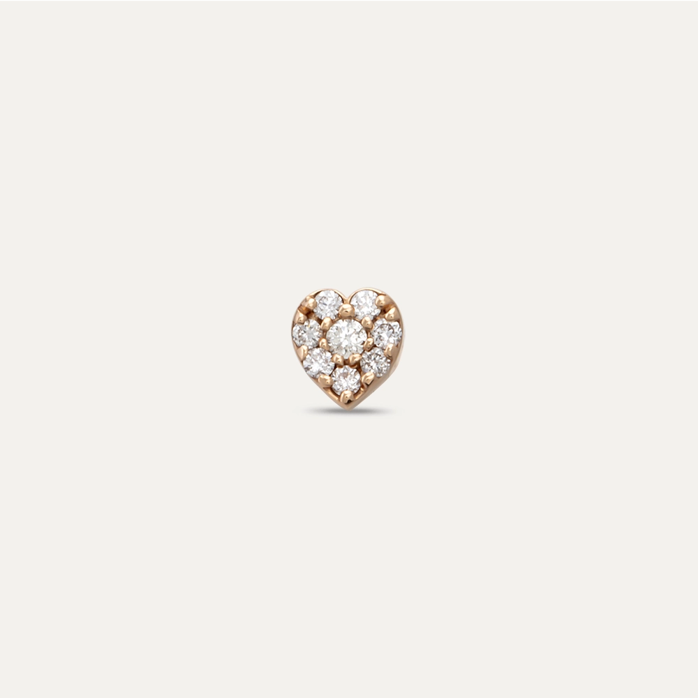 Love Diamond Mini Single Earring - 1
