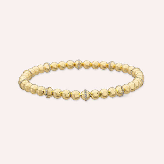 Lulu 0.75 CT Diamond Yellow Gold Bracelet - 3