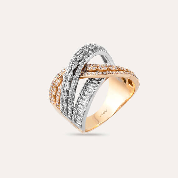 Metis 1.44 CT Baget Pırlanta Taşlı Yüzük - 3