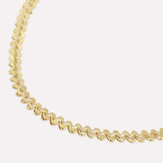 Nadra Yellow Gold Necklace - 3